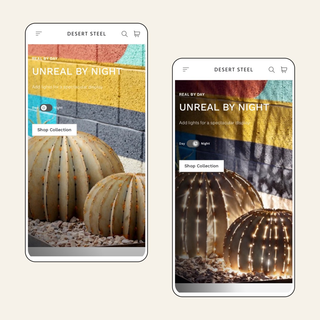 desert steel day and night product comparison