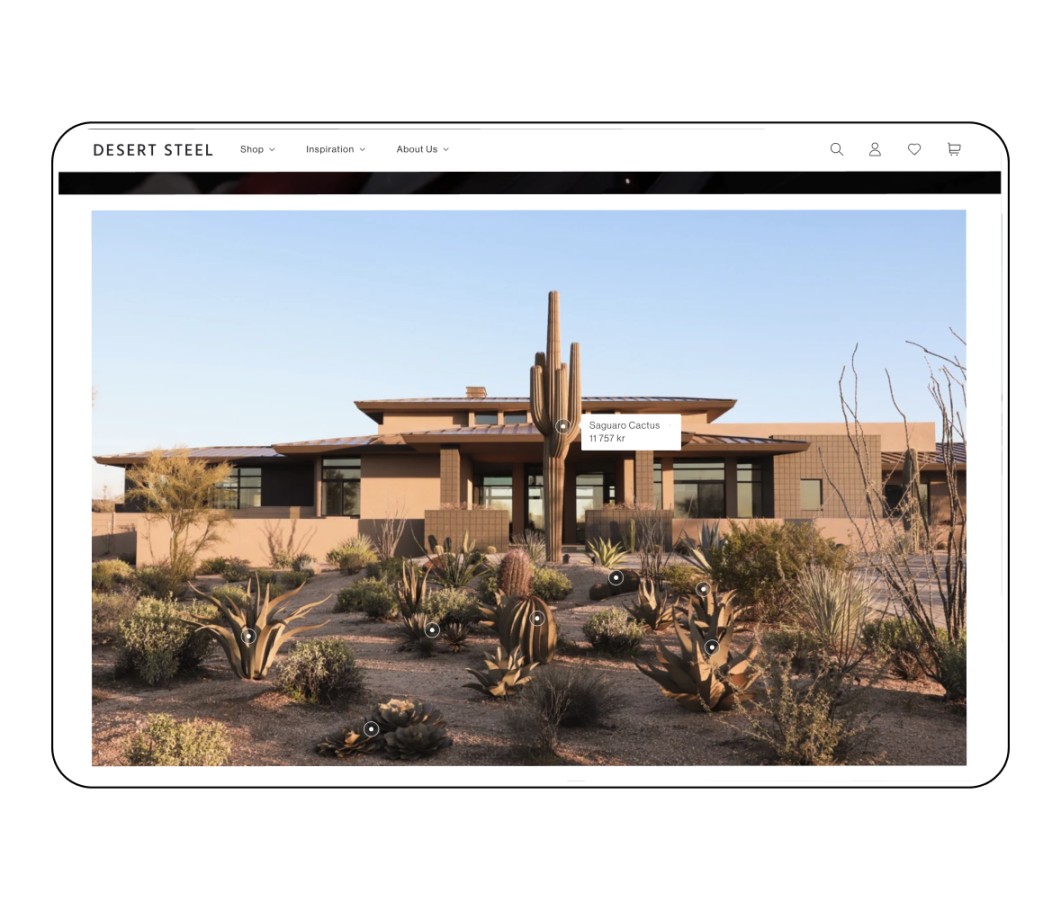 desert steel multi-product page