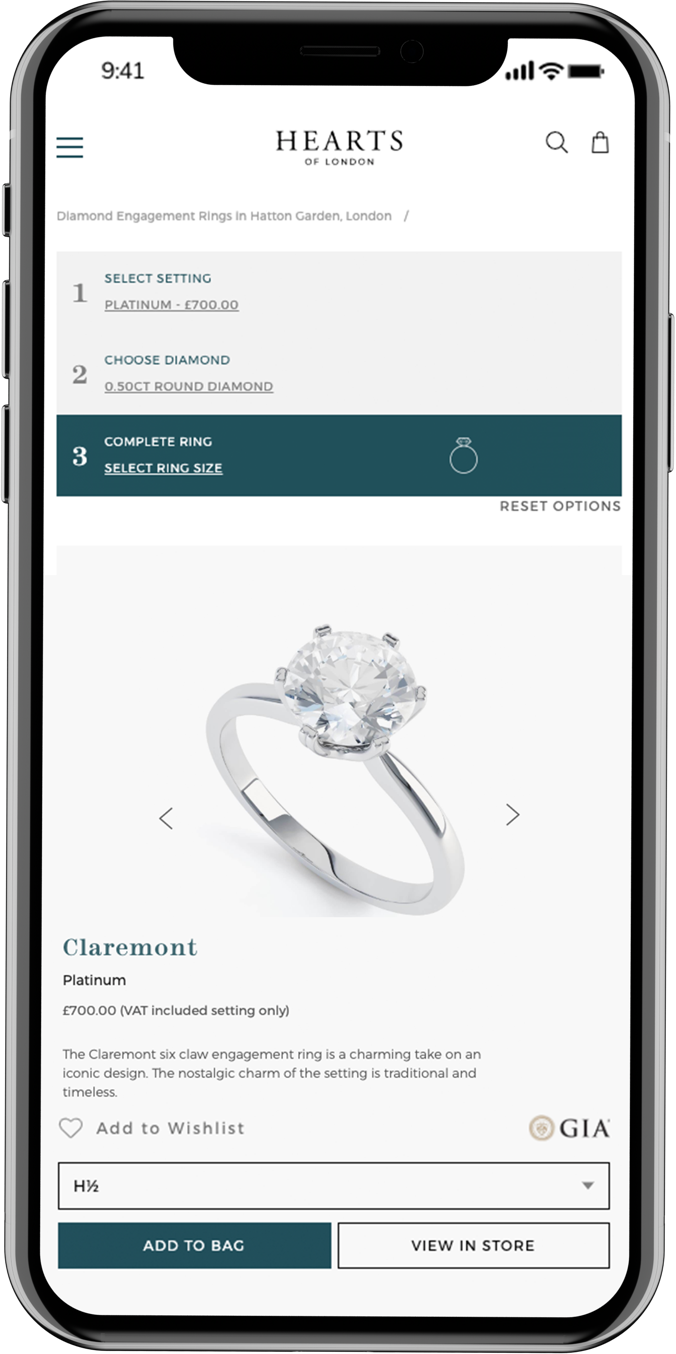 Hearts of  Select Ring Size