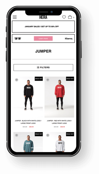 HERA  Mobile Product Collection