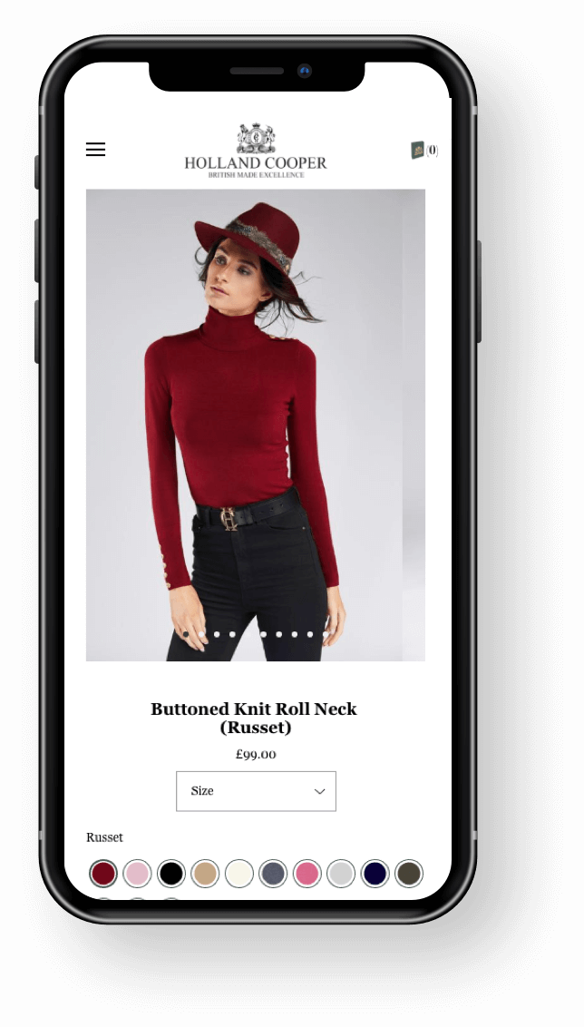 Holland Cooper Mobile product