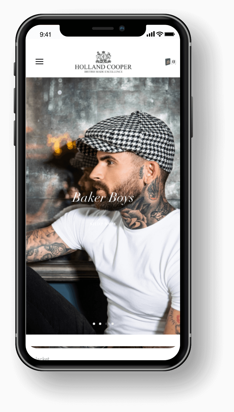 Holland Cooper Mobile Feature