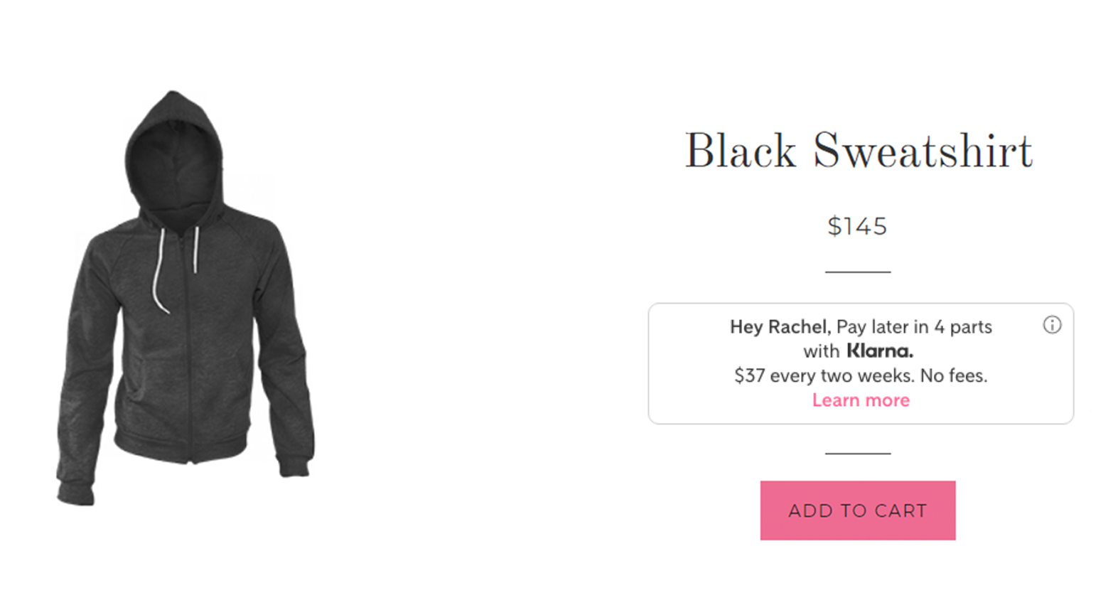 Klarna Messaging App Product Image