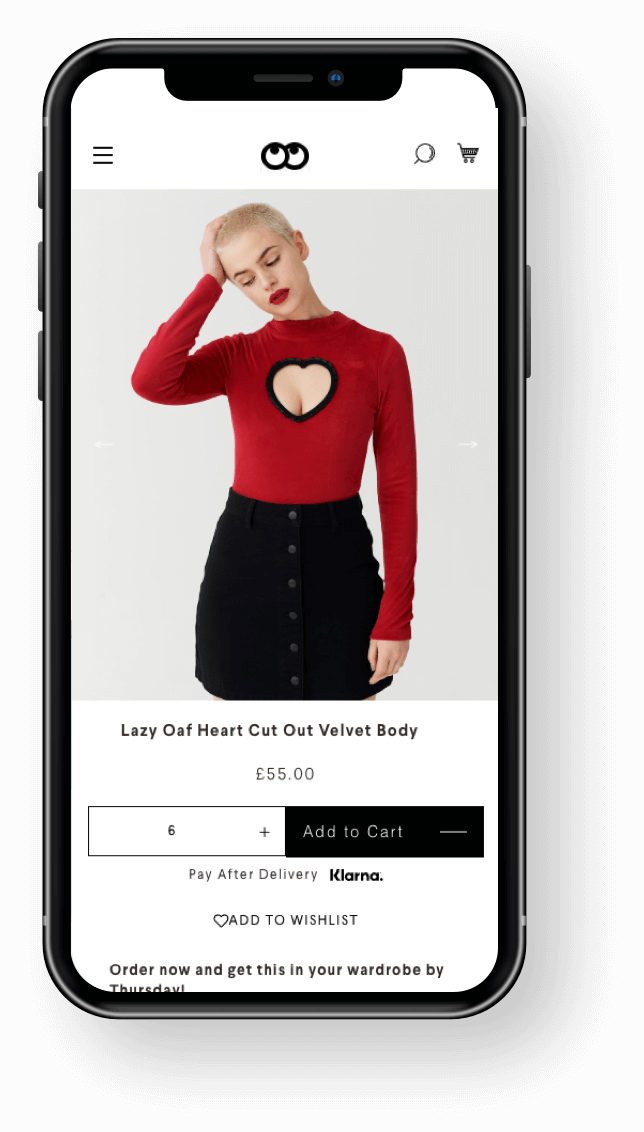 Lazy Oaf Product Mobile