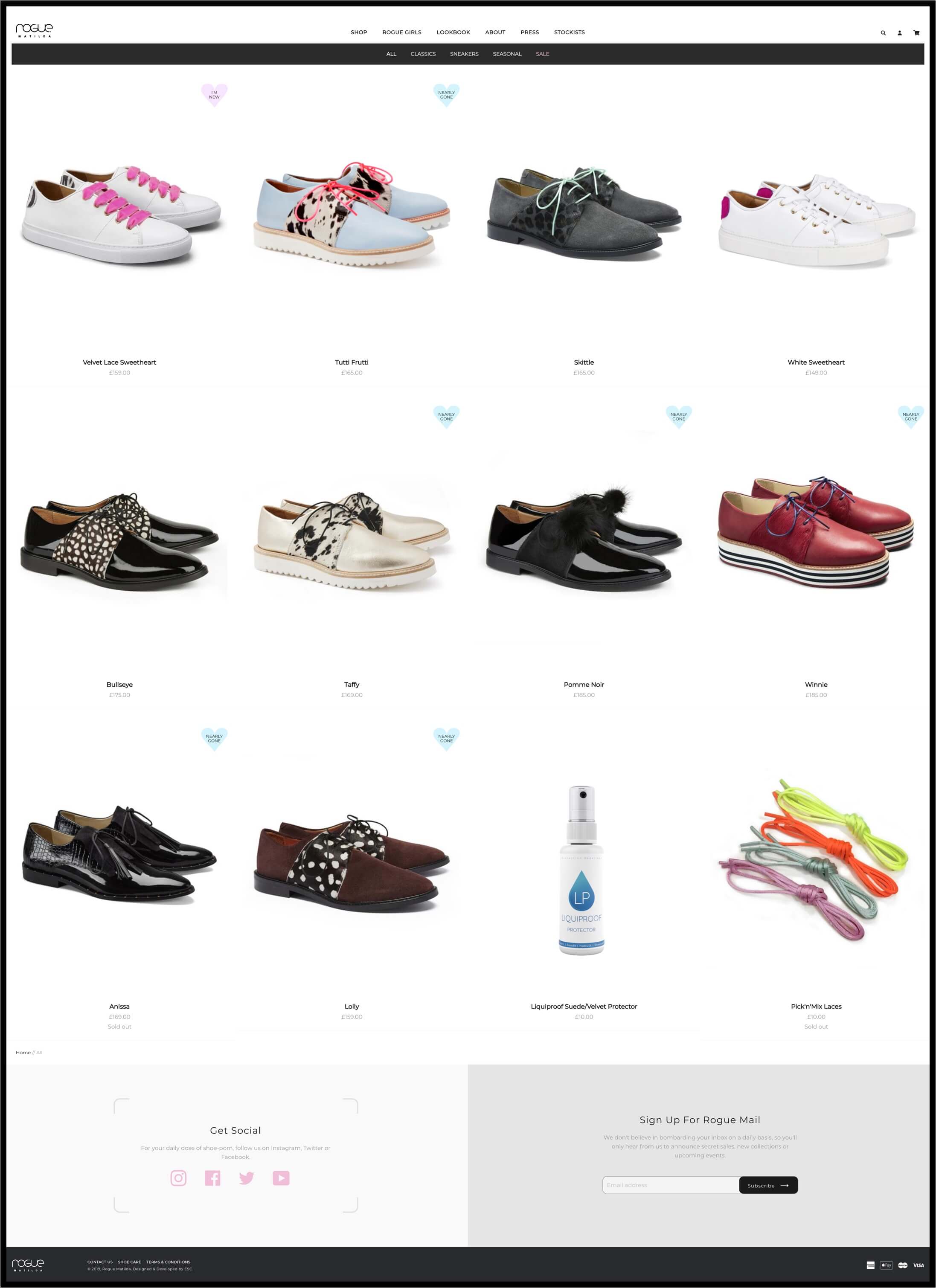 Rogue Matilda Shopify Product Collection