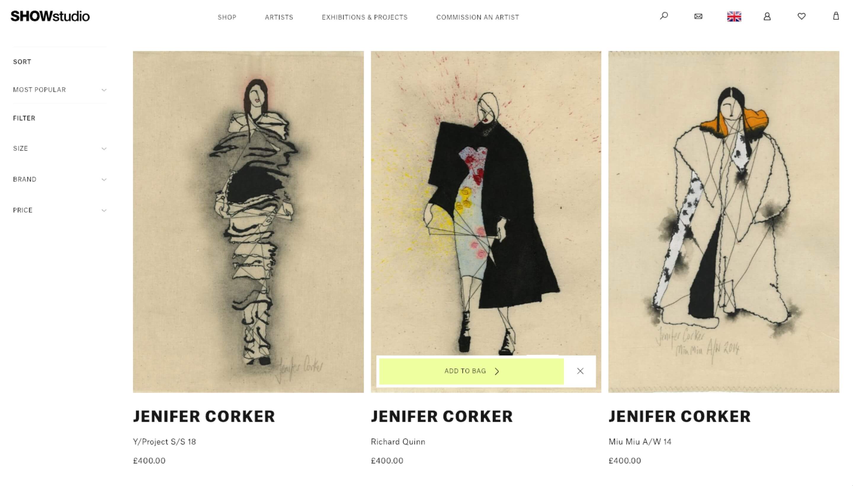 SHOWstudio collection