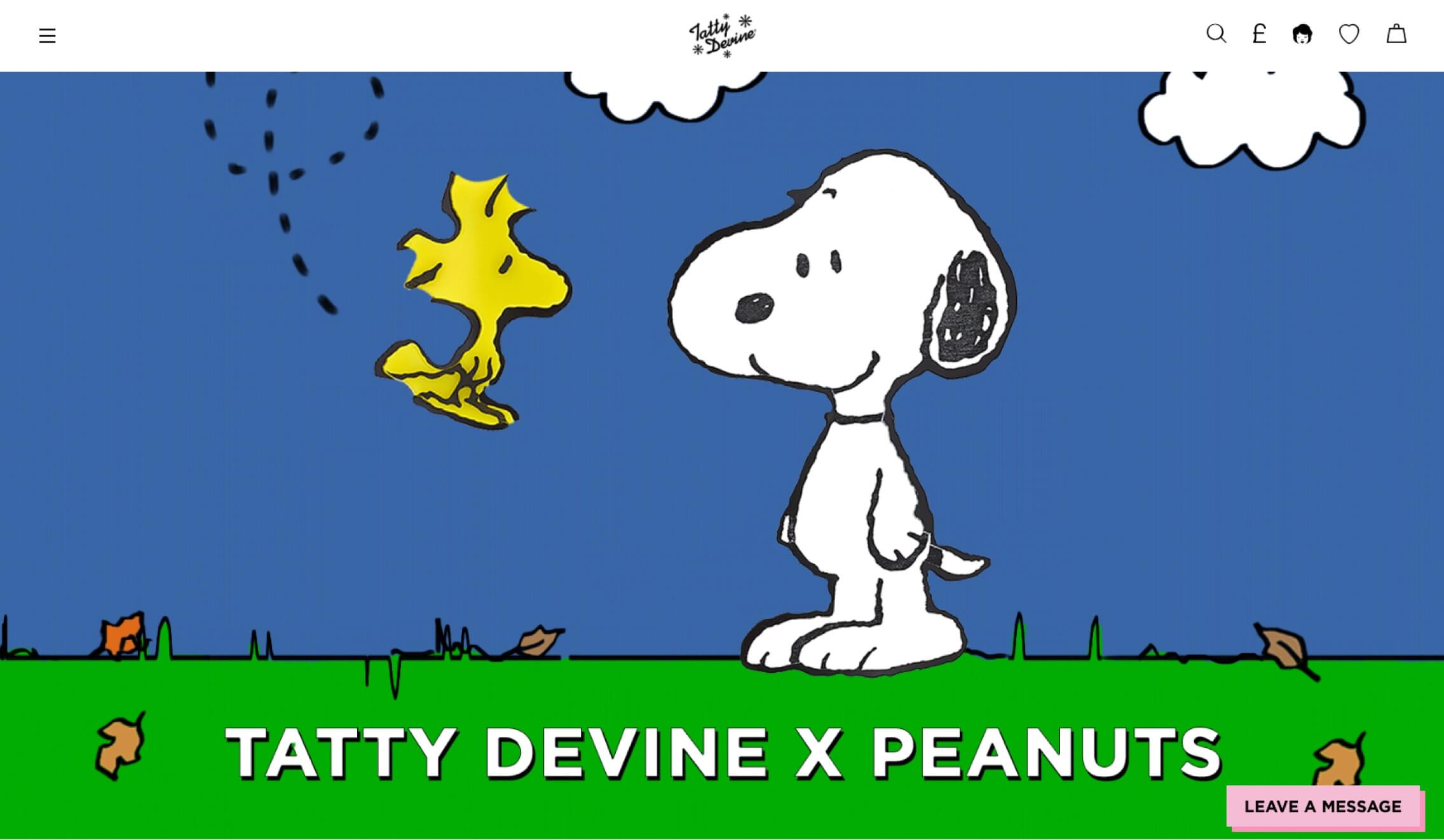 Tatty Devine x Peanuts