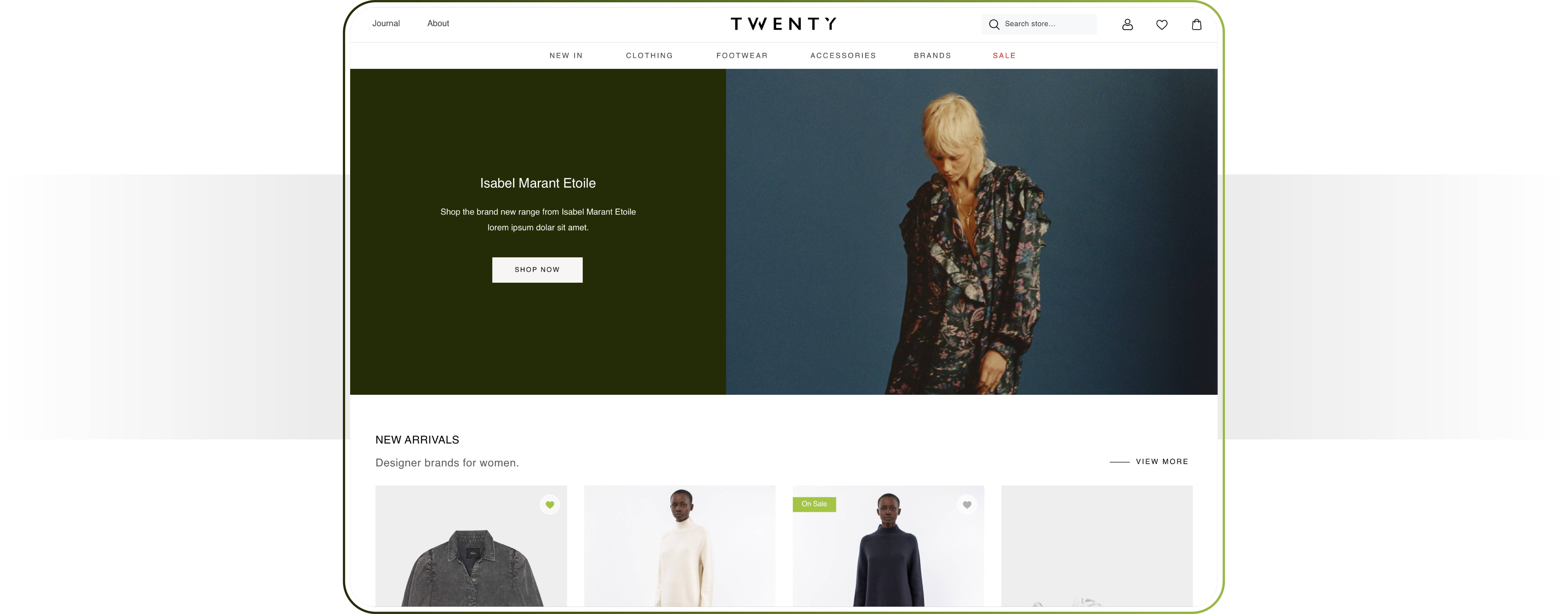 Twenty Petworth Shopify Store