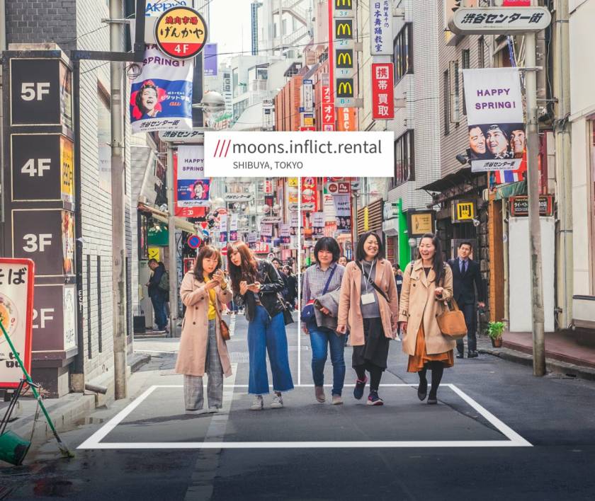 women walking down a street in tokyo, japan