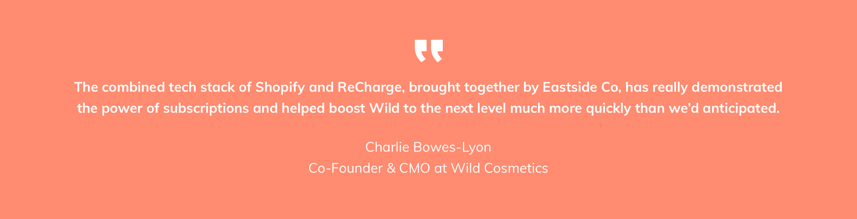 Wild Deo Client Quote